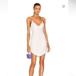 Retrofete White Beaded Mini